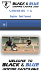 Mobile Screenshot of blackandblueumpirecamps.com